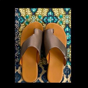 Taupe color Sandals size 7